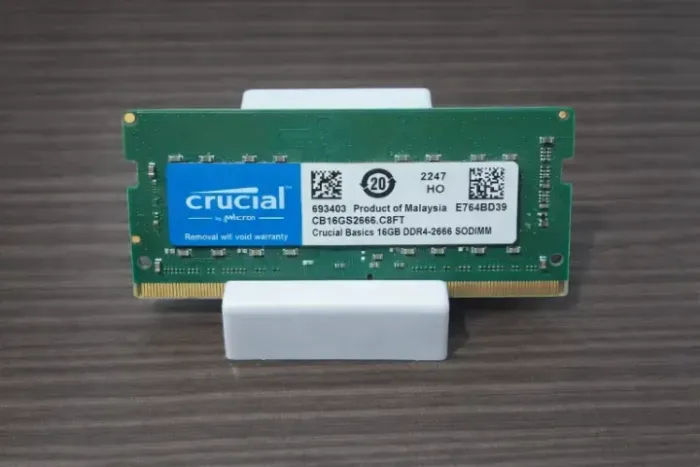 Memoria Crucial 16GB SODIMM DDR4 2666