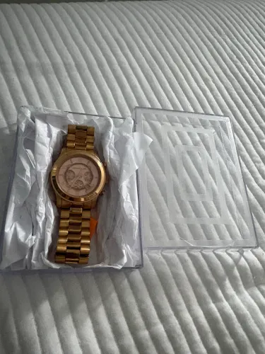 Relógio Michael Kors MK-8096 Original Rose Gold - Excelente Estado