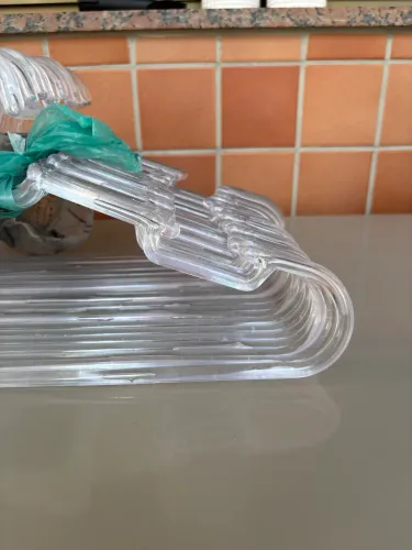 20 Cabide transparente acrílico
