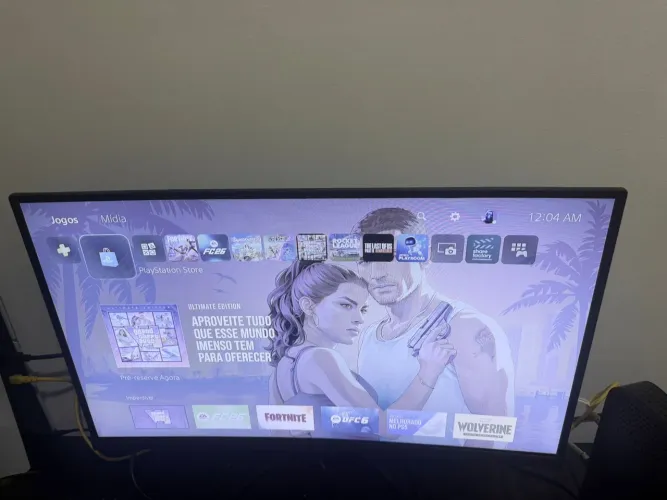 Monitor Gamer Duex Curvo 27" Full Hd 240hz Dp Hdmi Bivolt Cor Preto