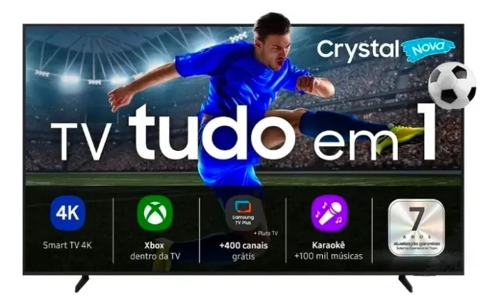 Smart TV 55" Samsung 4K UHD Crystal UHD UN55U8600FGXZD Tizen Bixby 3 HDMI