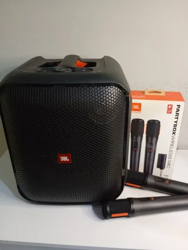 Caixa de Som + Microfone JBL