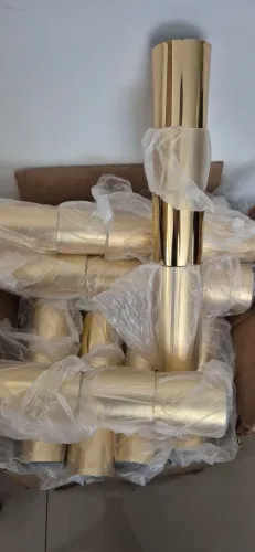 Lote de 120 Copos Long Drink Acrílicos Dourados Espelhados para Personalizar / Festas