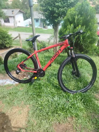 BICICLETA ATHOR SEMINOVA, PEÇAS TODAS DA SHIMANO ORIGINAL 