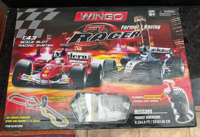 Brinquedo pista Autorama 1.45 metros