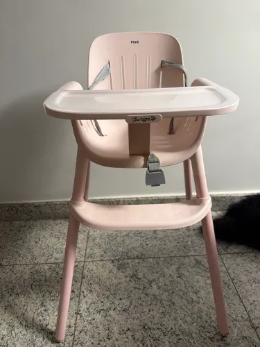 Cadeira de alimentação- Rosa 