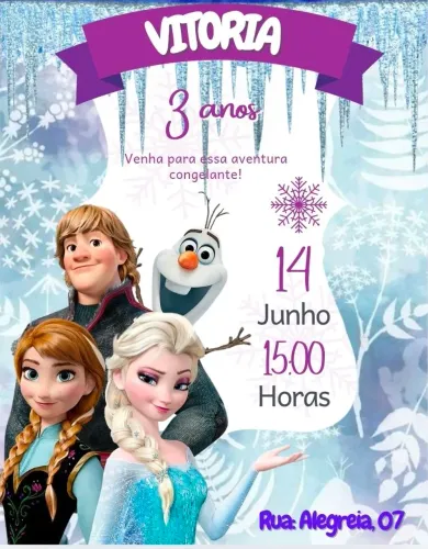 Convite Digital de Aniversário Personalizado - Infantil e Adulto ?