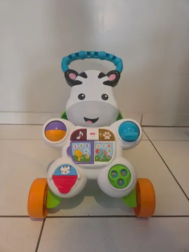 Andador apoiador musical Zebra Fisher-Price