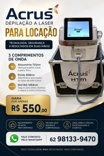 Aluguel e Locação Equipamento de Depilação a Laser