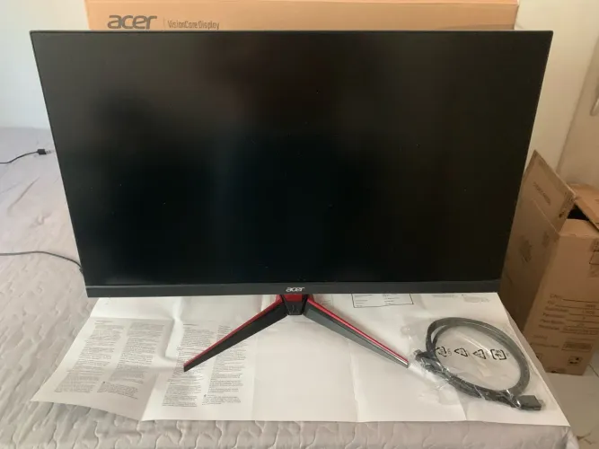 Monitor gamer Acer 27 Polegadas FHD IPS, 165Hz,1ms, Freesync premium, Som integrado