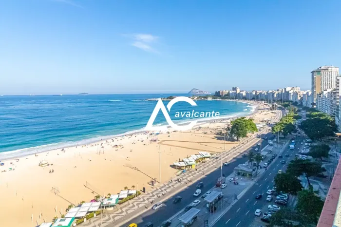 Cobertura de luxo Linear Frontal Mar à venda em Copacabana, Rio de Janeiro - 4 quartos, 4 