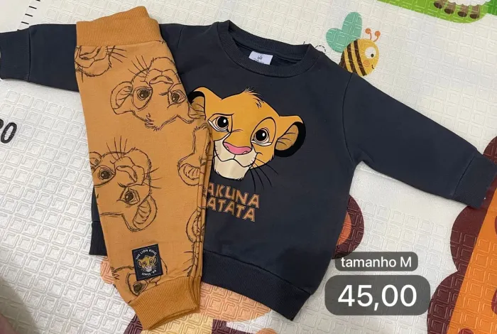 Conjunto moletom infantil