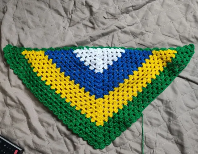 Bandana de crochê 