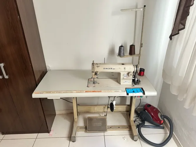 Máquina costura industrial singer 2491 bivolt