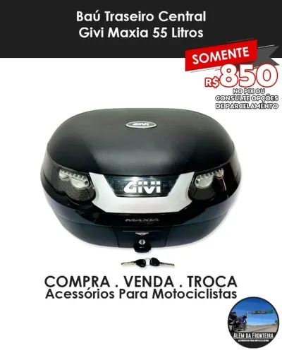 Bau Traseiro Givi Maxia 3 55 litros