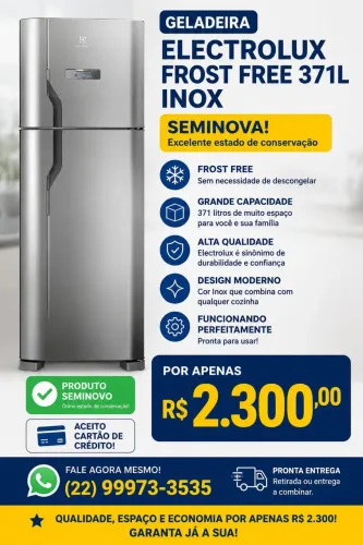 Vendo geladeira Electrolux