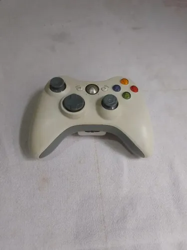 Controle Xbox 360 sem fio branco original 