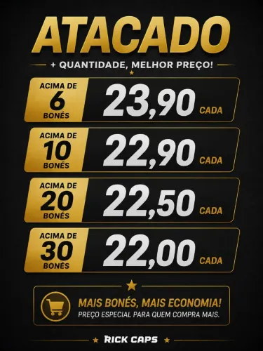 Bonés Originais Varejo e Atacado