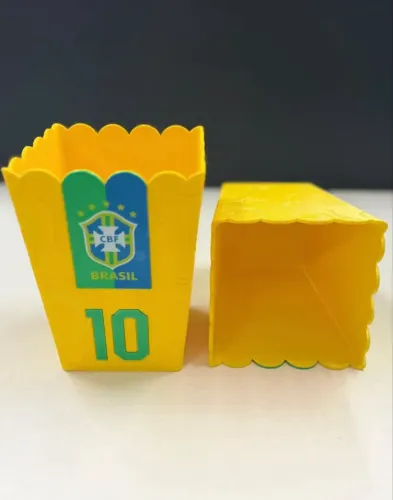 Balde Petiscos Pipoca do Brasil | Copa do Mundo