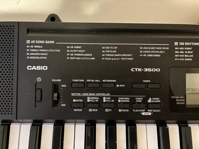 TECLADO MUSICAL CASIO CTK-3500