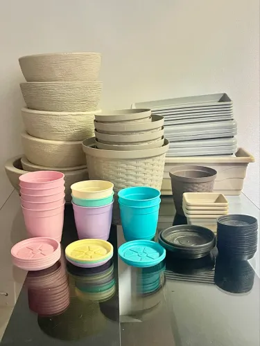 Kit Completo Jardim - 21 Vasos, Cachepôs e Floreiras + Brindes