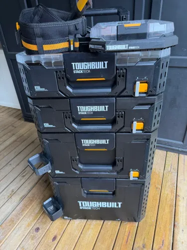 Conjunto ToughBuilt StackTech - Sistema Modular Profissional