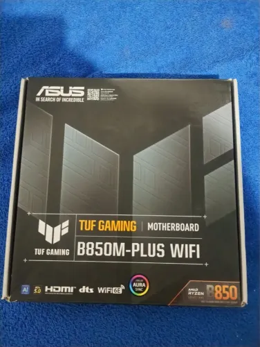 Placa Mãe Asus TUF Gaming B850-E WiFi, Chipset B850, AMD AM5, ATX, DDR5, 90MB1L20-M0EAY0