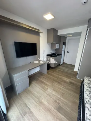 Studio novo mobiliado para locação, 25 metros, Perdizes - São Paulo/SP