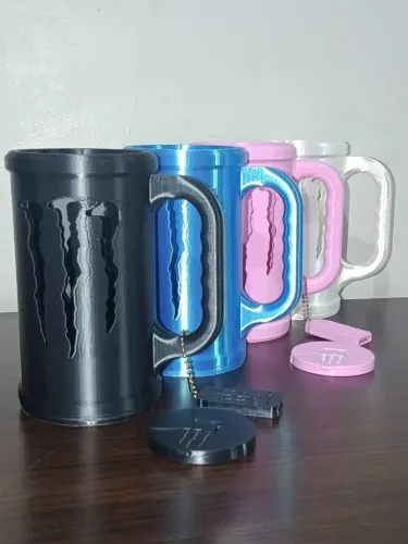 Porta Lata Monster personalizável