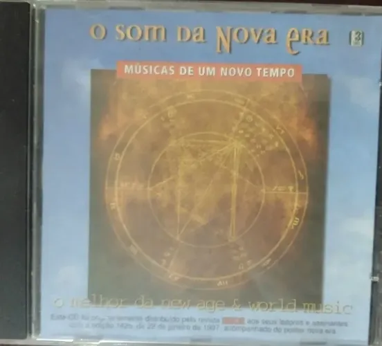 Cd de 1997 "O Som da Nova Era" - Músicas de um Novo Tempo - Revista Isto É - Raridade