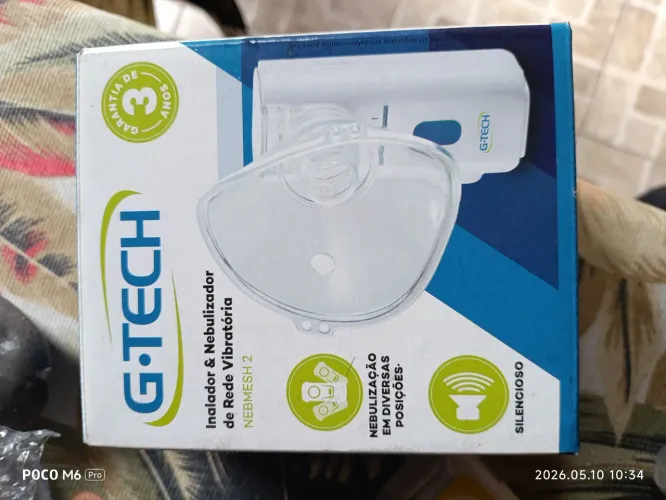 Inalador e nebulizador g-tech