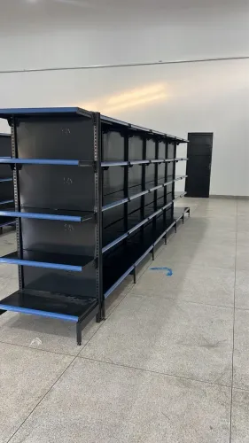 Oferta! Gôndola novas de aço pronta entrega