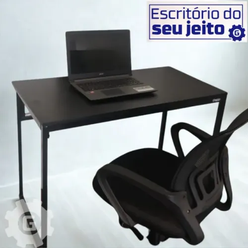 Mesa de Escritório Reforçada 1m NOVA Industrial Multiuso para Computador Notebook Estudo