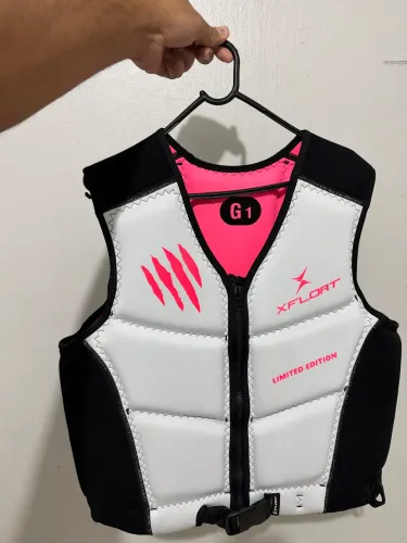 Colete xfloat edição ilimitada rosa + preto 