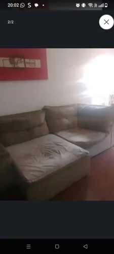 Sofá retrátil reclinável luxo (sem defeito algum porém muito sujo )