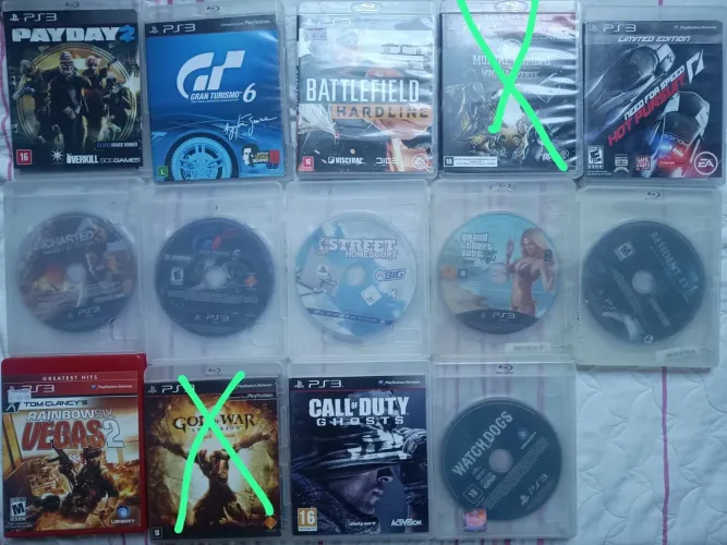 Lote de Jogos de PS3