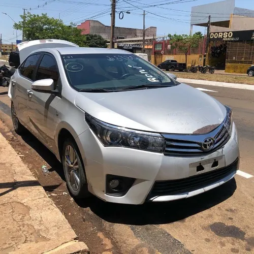 Corolla Altis 2.0 2016 Capo Porta Airbag Farol Cambio Motor Suspensão Mecanica Sucata