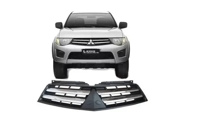 Grade Radiador Com Friso Cromado Triton L200 2012 a 2016 