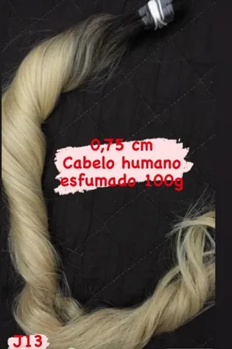 Cabelo Humano 75cm 100g