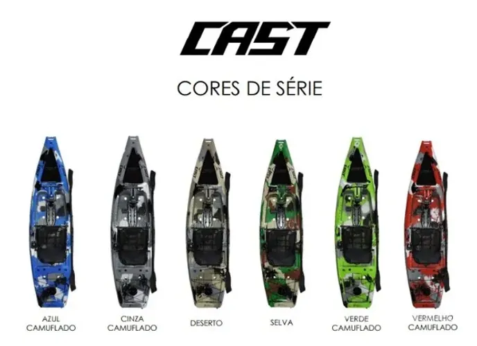 Caiaque milha náutica CAST novo para todo Brasil parcelado em até 21x 