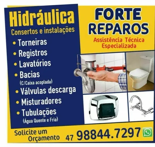 Encanador Porto Belo FORTE Reparos