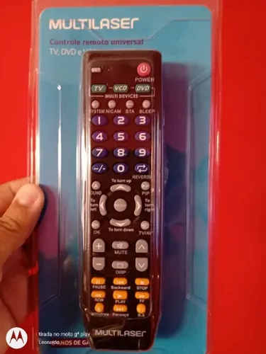 Controle Remoto Universal 3 Em 1 Preto - AC088
