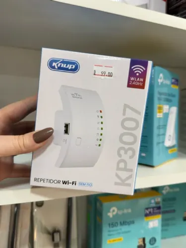 Repetidor Wi-Fi Knup KP3007 - Sem Fio