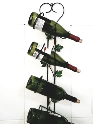 Suporte para garrafas de vinho Ferro