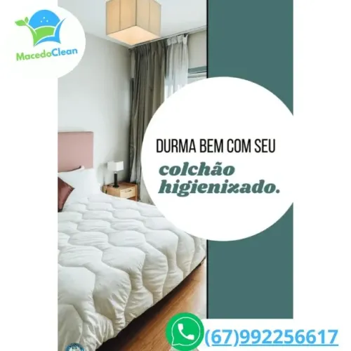 Limpeza e higienização de colchão