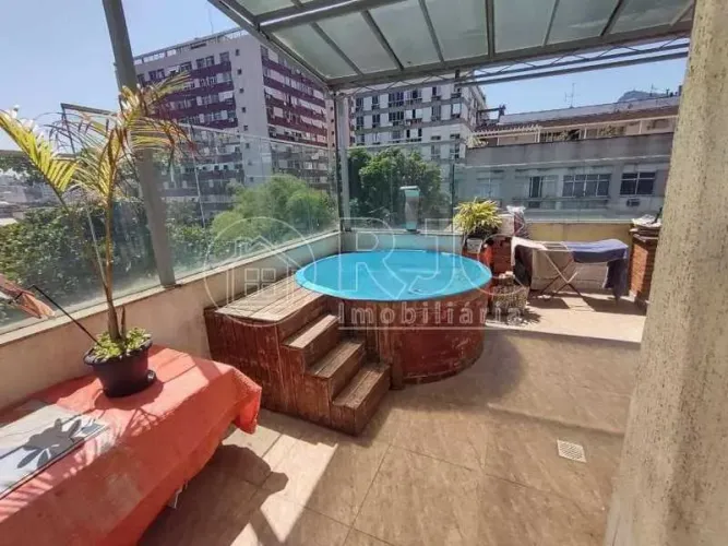 Duplex para venda com 124 metros quadrados com 3 quartos em Tijuca - Rio de Janeiro - RJ