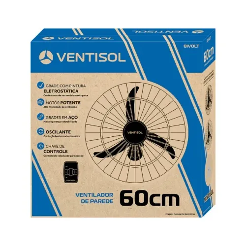 Ventilador Osc Parede 60cm