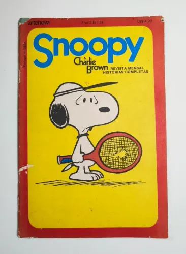 Revista em quadrinhos Gibi Snoopy e Charlie Brown Antiga HQ