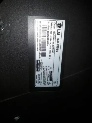 LG 43LJ5500 Fonte e Sinal (preço de cada uma na descrição)