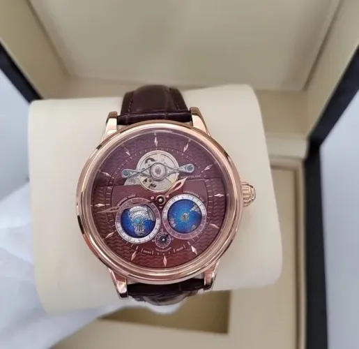 Relogio MontBlanc Planet Automático Rose